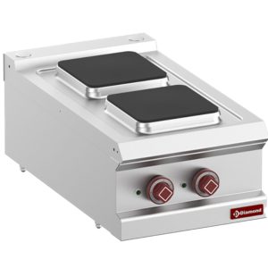 aragaz profesional, echipamente horeca, Diamond Europe, e7/2pq4t-n, Gastro Win Iasi, aragaz electric profesional