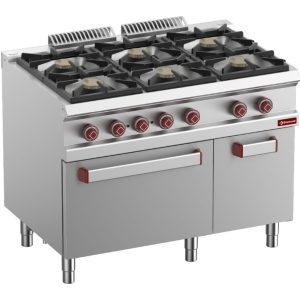 aragaz profesional, echipamente horeca, Diamond Europe, g7/6bfm11-n, Gastro Win Iasi, aragaz profesional pe gaz, aragaz cu cuptor