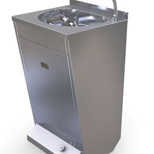 VI GLC0004 B Spalator de maini cu actionare la picior si cos de gunoi inclus