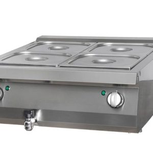 Bain Marie Heavy Duty electrică - Unitate Dublă - 70 cm adâncime