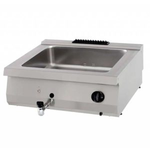 Bain Marie Heavy Duty pe gaz - Unitate Dublă - 70 cm adâncime