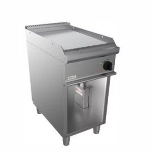 Grătar Fry Top electric, striat, cu suport, linia 700