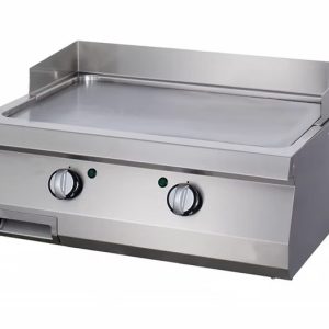 Grătar Fry Top pe gaz, dublu neted, de banc, linia 700