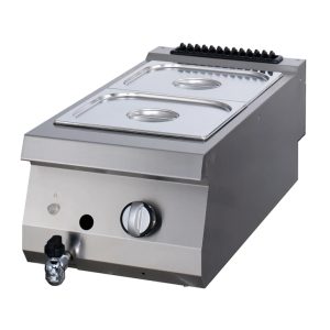 Premium Bain Marie - Unitate Unică - 90 cm Adâncime - Gaz